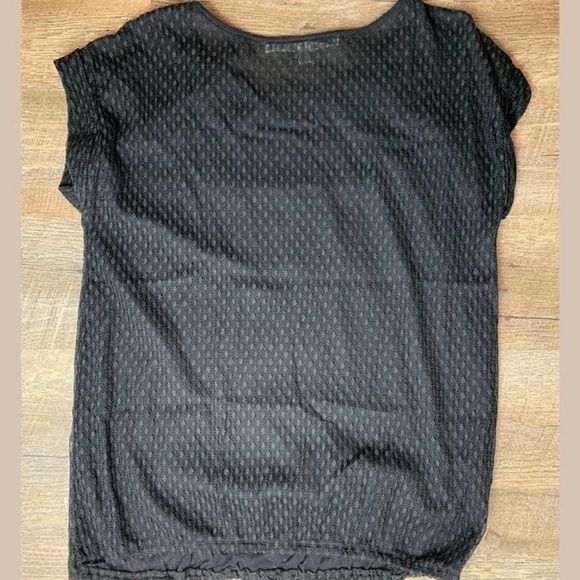 Max Studio Black Lace Top - Picture 2 of 4